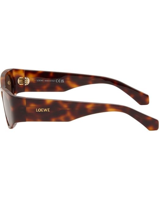Loewe Brown Flash Small Cateye Sunglasses for men