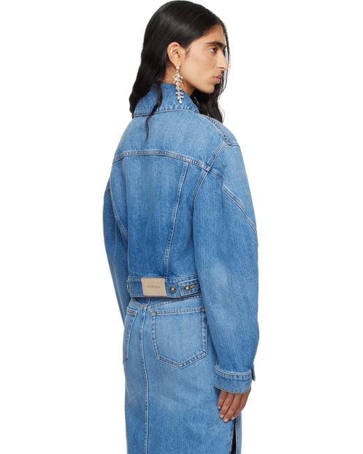 Givenchy Blue Washed Denim Jacket