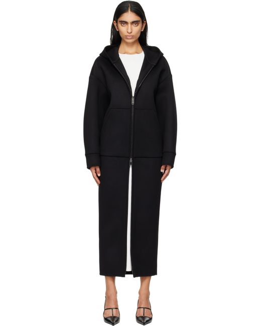 Valentino Hoodie Maxi Dress in Black Lyst UK