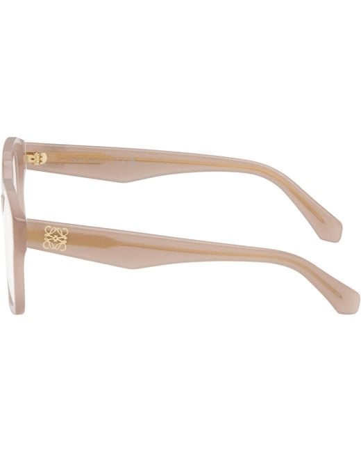Loewe Brown Taupe Anagram Glasses for men