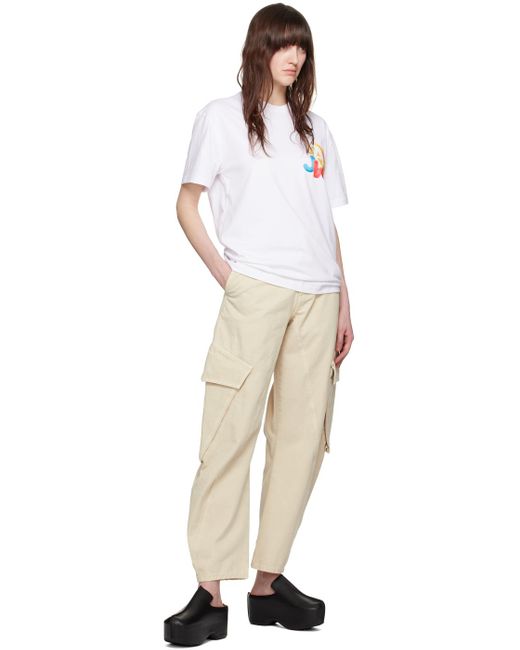 J.W. Anderson Natural Twisted Trousers