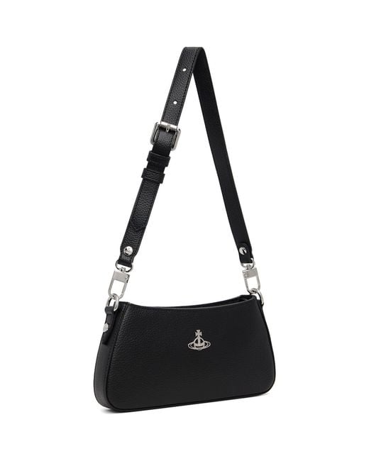 Vivienne Westwood Black Tasha Shoulder Phone Bag