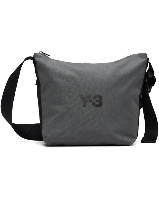 Y-3 Black Small Crossbody Bag for men