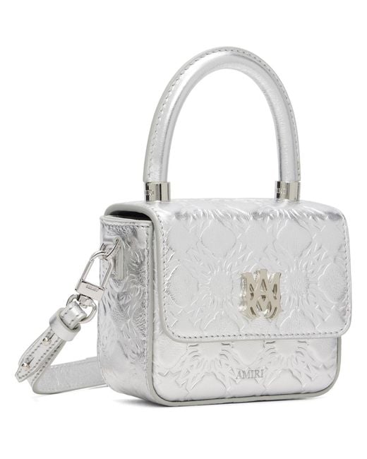 Amiri White Ma Quad Nano Bag