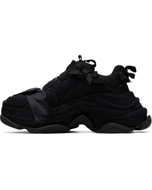 Balenciaga Black Triple S Sneakers