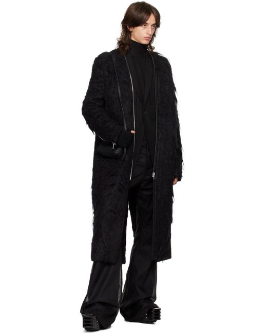 Rick Owens Porterville Klaus Coat in Black for Men | Lyst Canada