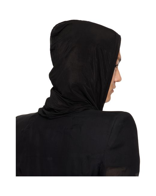 Rick Owens Black Hollywood Jera Hood for men