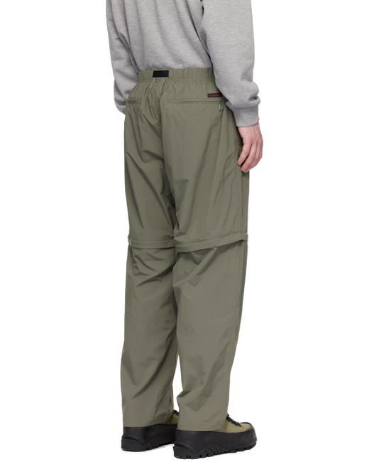Pantalon de randonnée transformable kaki Gramicci pour homme en coloris Green