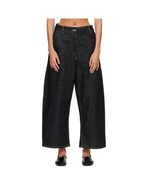 Studio Nicholson Black Chalco Wide Leg Jeans