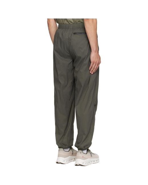 The North Face Black Khaki Tnf Box Packable Wind Pants for men