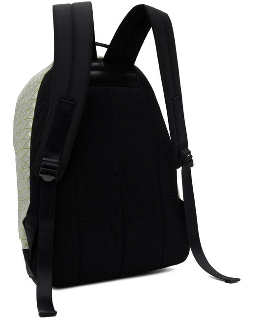 Bao Bao Issey Miyake Green & Silver Daypack Reflector Backpack for men