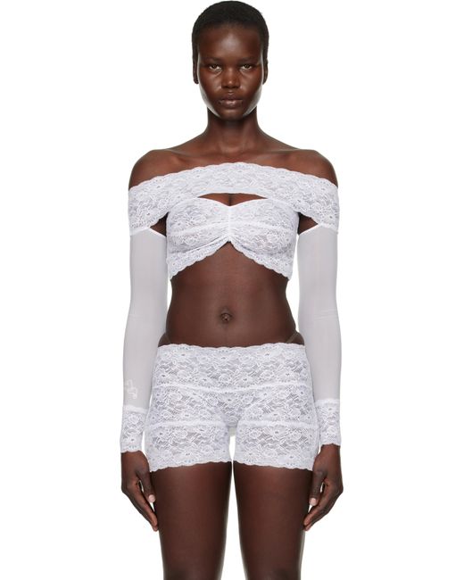 POSTER GIRL Black Davina Lace T-Shirt