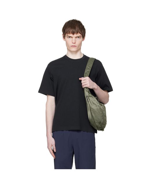 Veilance Black Metron S/S T-Shirt for men
