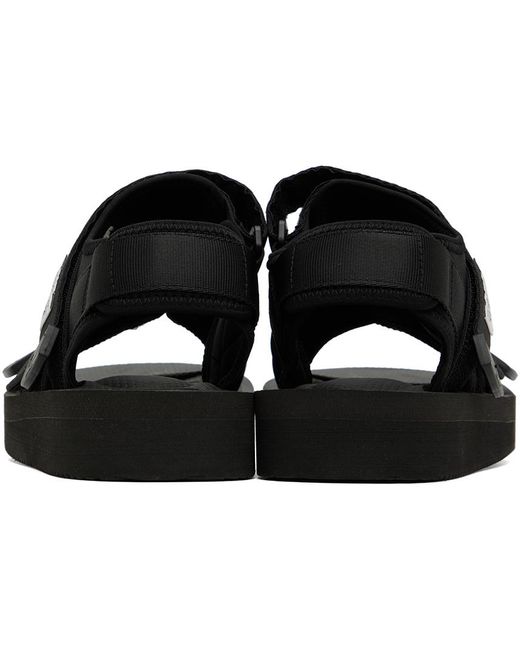 Suicoke Black Kisee-v Sandals for men