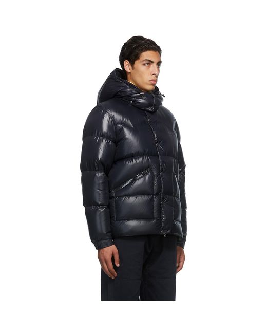 Moncler Black Logo Down Jacket for men