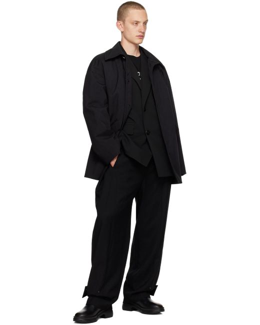 Wooyoungmi Black Two-button Blazer for men