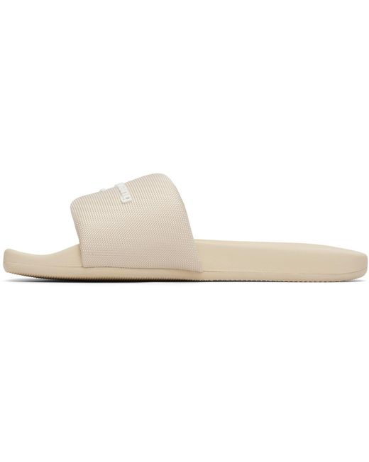 Alexander Wang Black 'Aw' Pool Slides