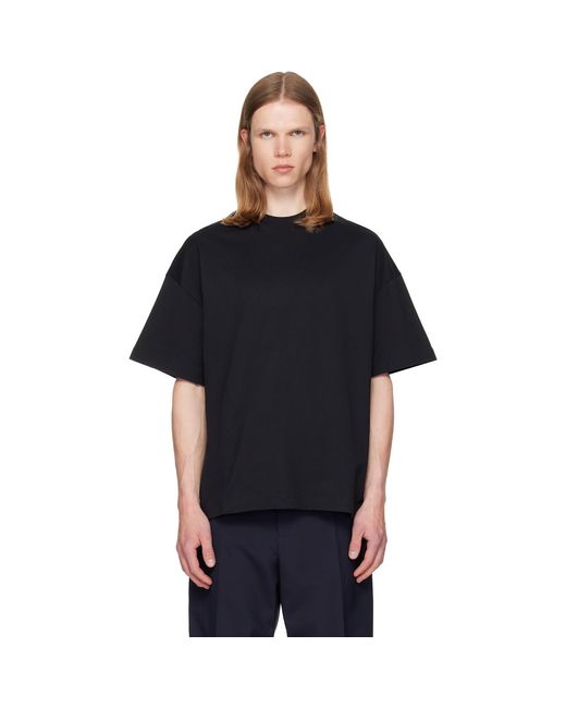 Jil Sander Black Crew-Neck T-Shirt for men