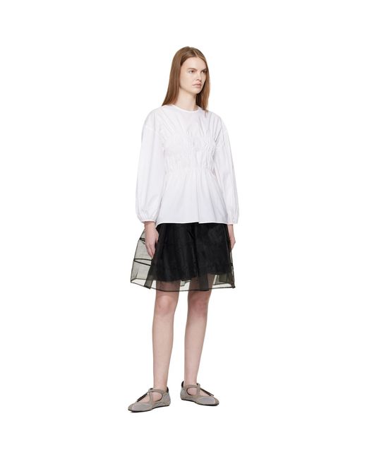 CECILIE BAHNSEN White Cbcamryn Blouse