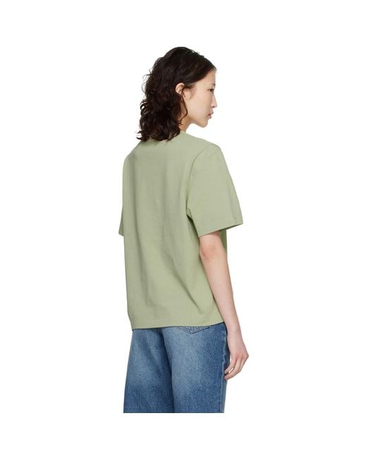 Maison Kitsuné Green Dressed Fox Comfort T-Shirt