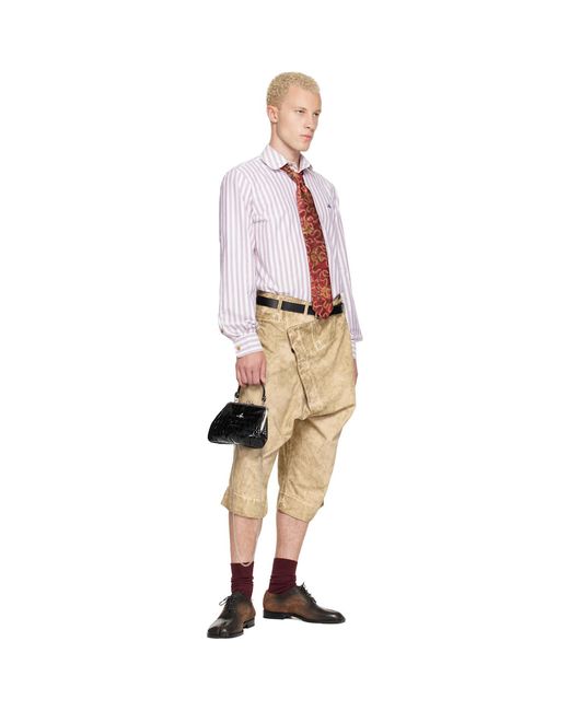 Vivienne Westwood Multicolor Burgundy Two Button Krall Shirt for men