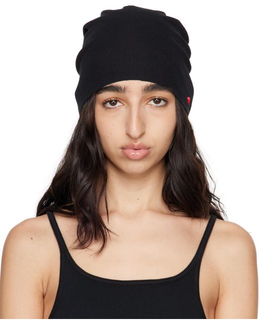 GREG ROSS Black Rib Beanie
