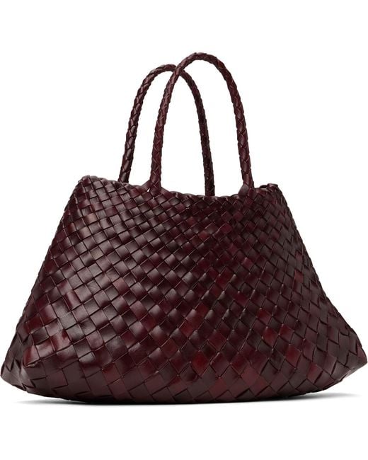 Dragon Diffusion Purple Burgundy Santa Croce Small Tote