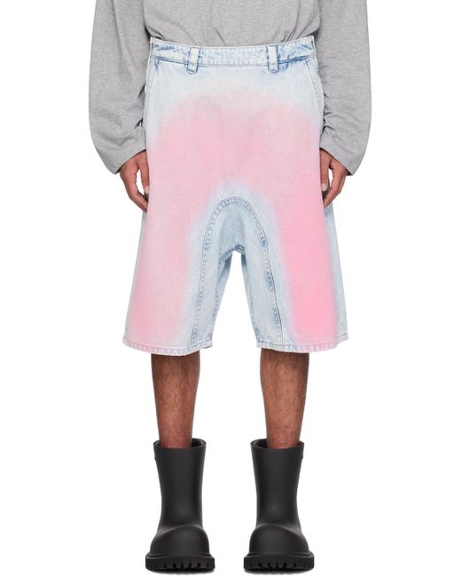 Y. Project Multicolor Souffle Denim Shorts for men
