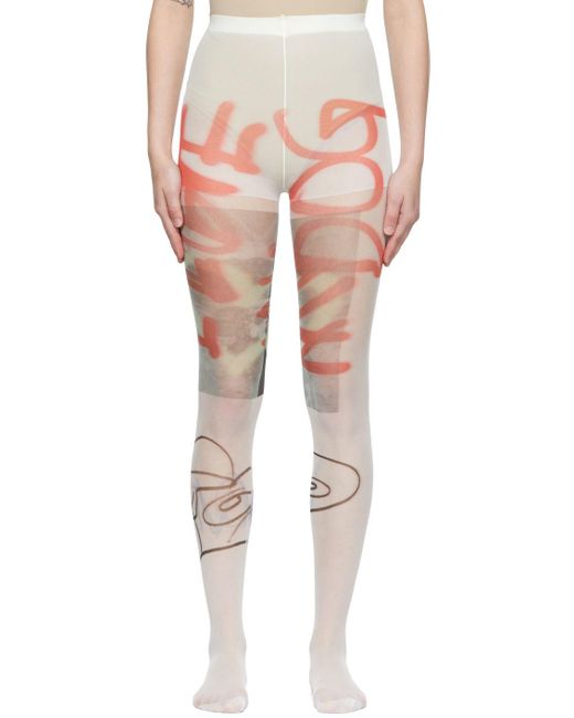 TheOpen Product Green Off-white 2000 Archives Edition Nylon leggings