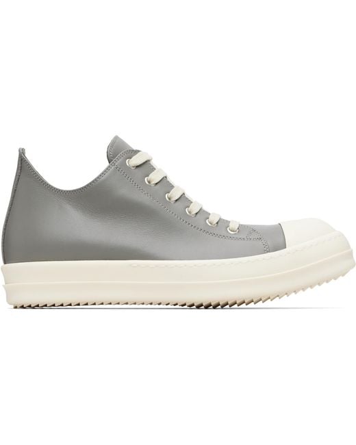 Rick Owens Black Temple Low Sneakers for men