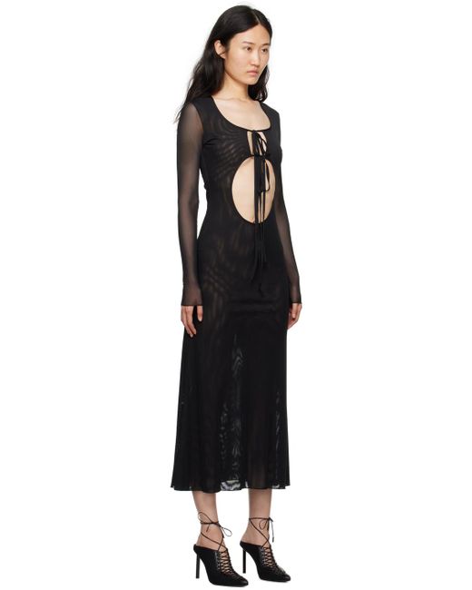 Kim Shui Black Ssense Exclusive Maxi Dress