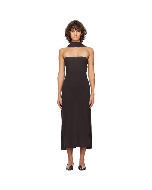 Paloma Wool Black Alberch Maxi Dress