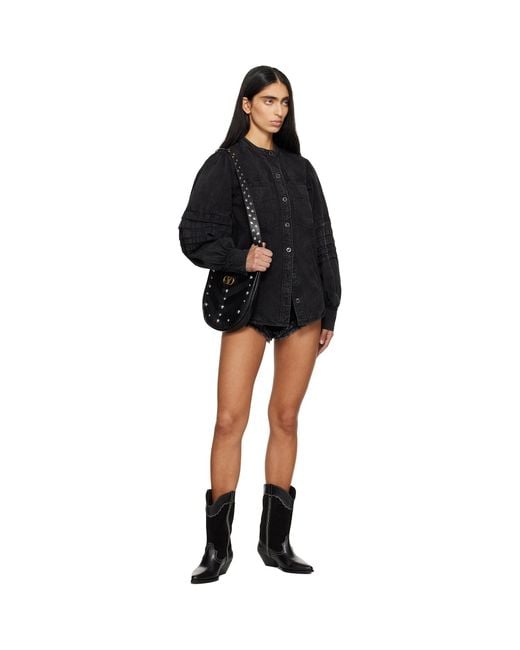 Isabel Marant Black Mileda Shirt