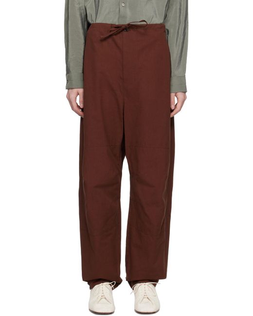 Pantalon ample brun Lemaire pour homme en coloris Brown