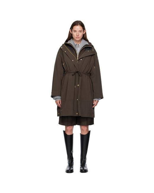 Moncler Black Sainbel Long Down Parka