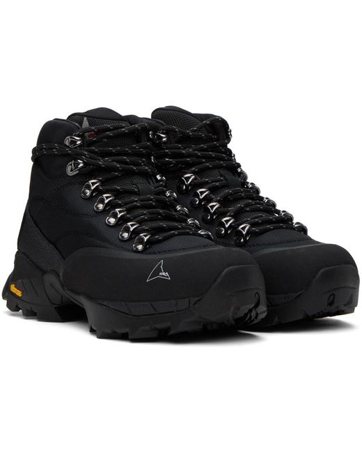 Roa Black Andreas Strap Boots