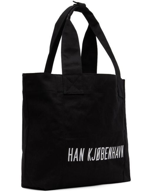 Cabas noir à logo Han Kjobenhavn pour homme en coloris Black