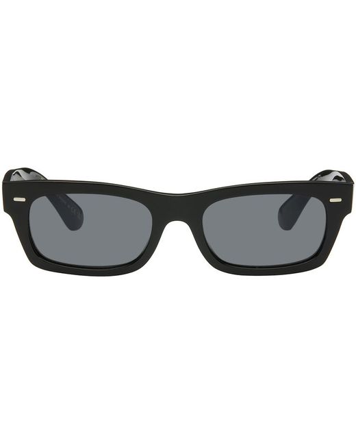 Oliver Peoples Black Davri Sunglasses for men