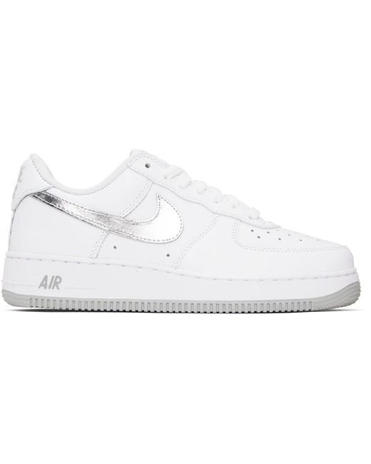 Nike White 'color Of The Month' Air Force 1 Low Sneakers in Black for Men |  Lyst