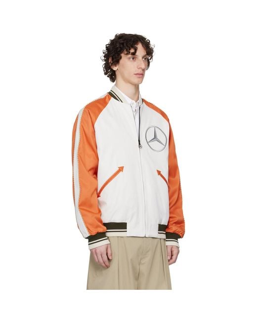 Moncler Genius White Mercedes-Benz By Nigo & Satet Reversible Jacket for men