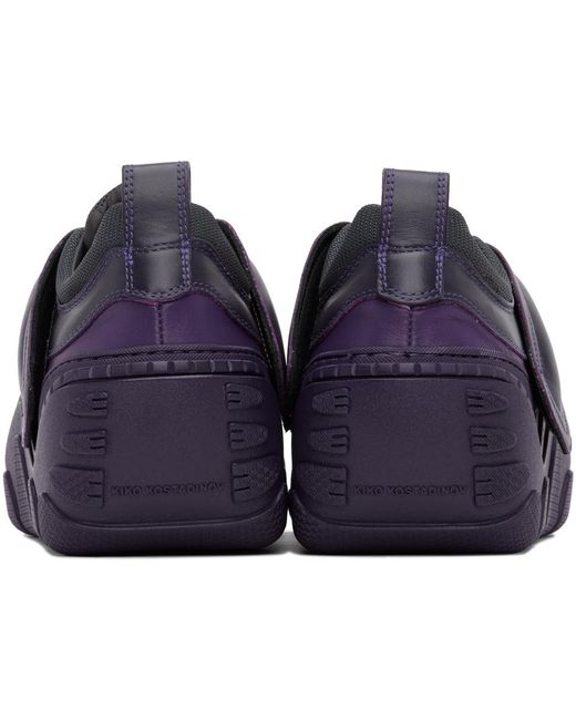 Kiko Kostadinov Black Purple Tonkin Sneakers for men
