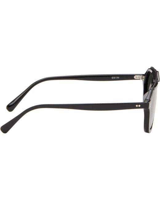 Oliver Peoples Black Estin Sunglasses for men