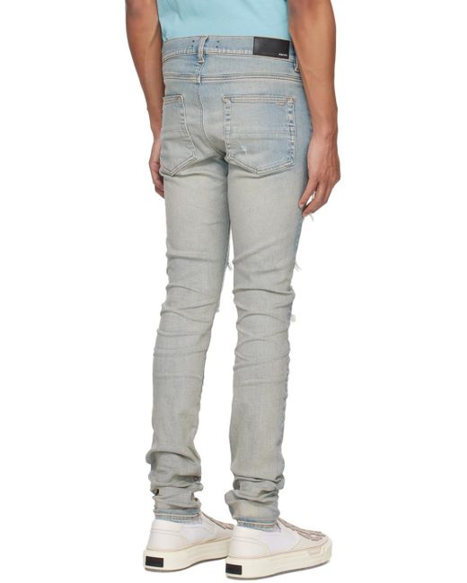 Amiri Blue Bandana Jeans for men
