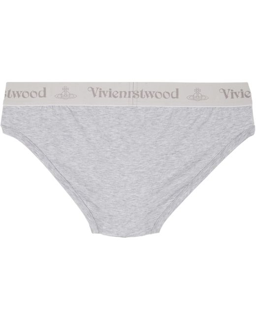Vivienne Westwood White Three-Pack Slip Band Briefs for men