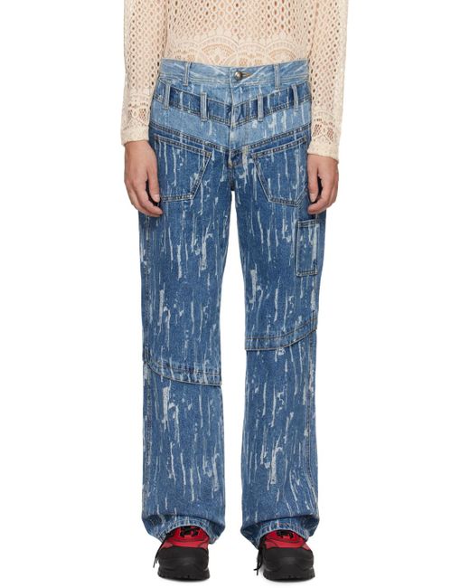 ANDERSSON BELL Blue Laye Jeans for men