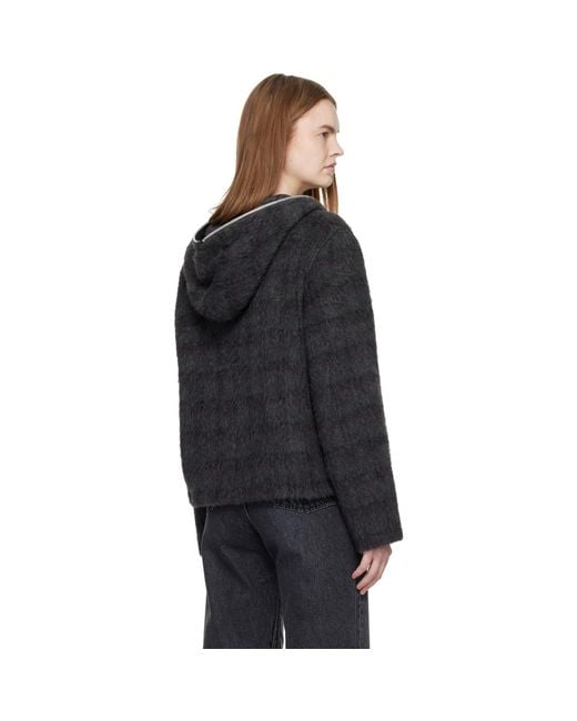 Our Legacy Black Full Zip Hood Jacket