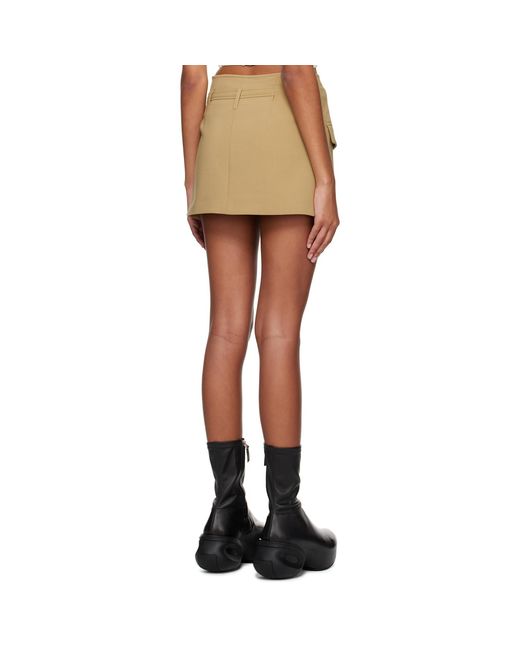 Dion Lee Black Interlock Blazer Miniskirt