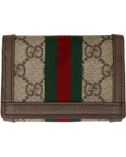 Gucci Multicolor gg Ophidia Flap Wallet