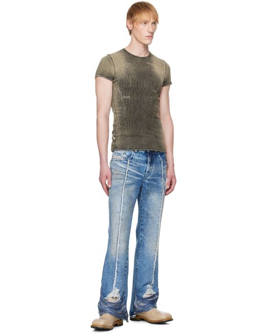 メンズ DIESEL ブラック T-Hans Tシャツ Black