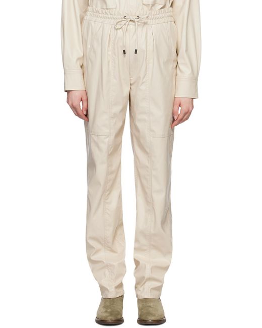 Isabel Marant Natural Brina Drawstring Casual Pants